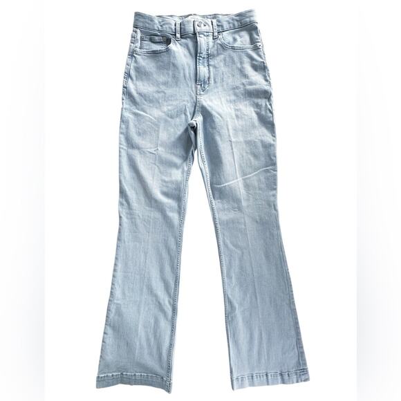 Spanx SPANXsculpt ReDefine Flare Jeans Tidal Blue Light Wash Size 12 NWT - Picture 1 of 12